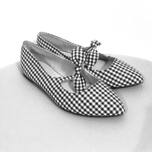Torrid Gingham Pointed Flats